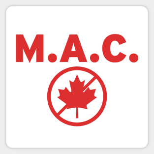 Millenials Against Canada Sticker